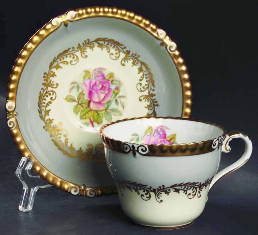 7913 Flat Cup & Saucer Set by John  Aynsley & Sons-1