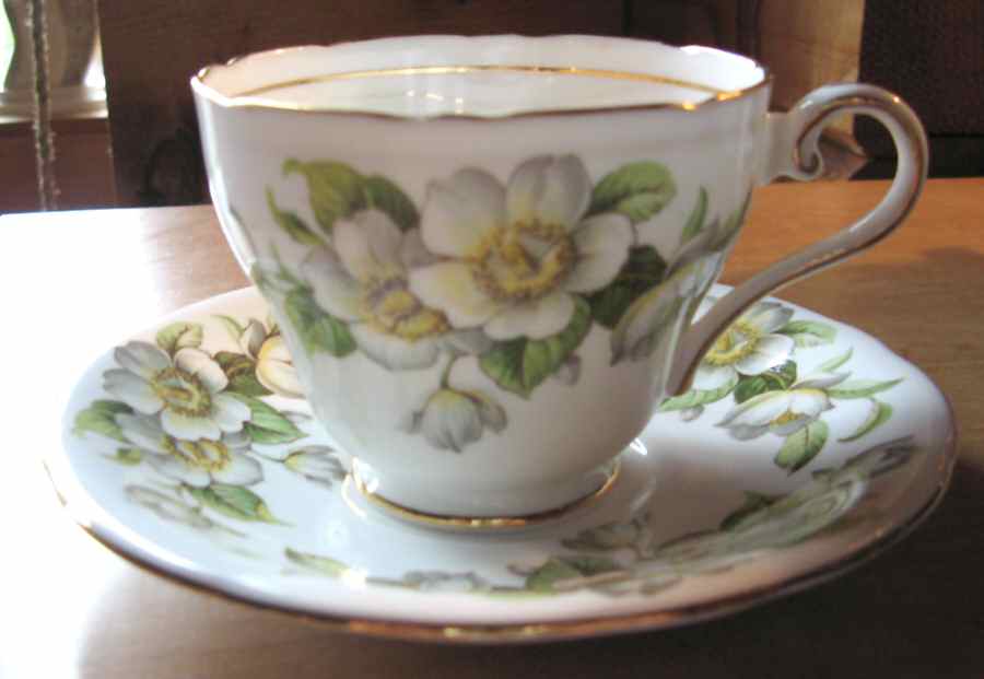 8040 Footed Cup & Saucer Set by John  Aynsley & Sons-1