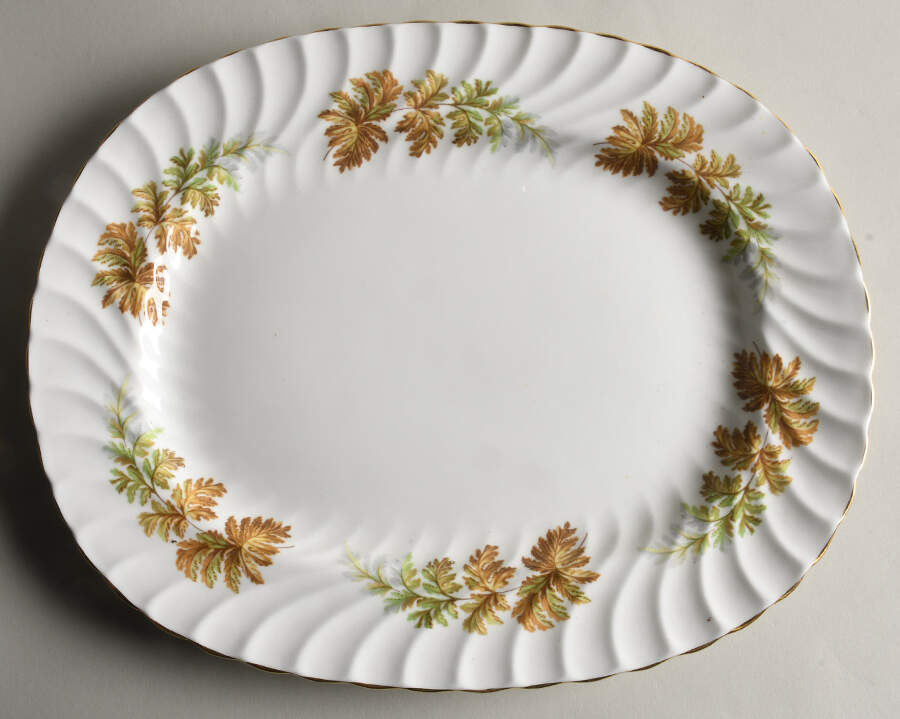 8117 13" Oval Serving Platter by John  Aynsley & Sons-1