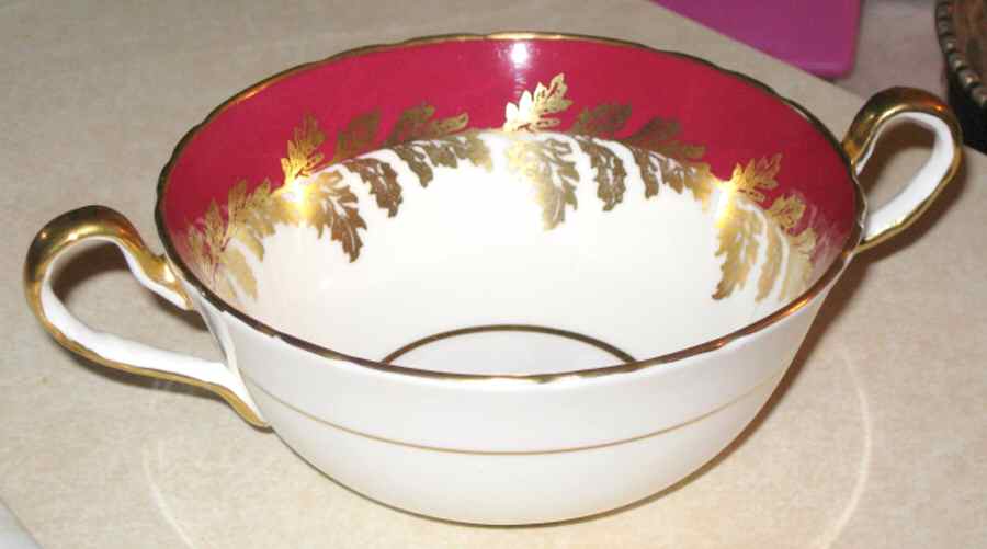 8154 Flat Cream Soup Bowl by John  Aynsley & Sons-1