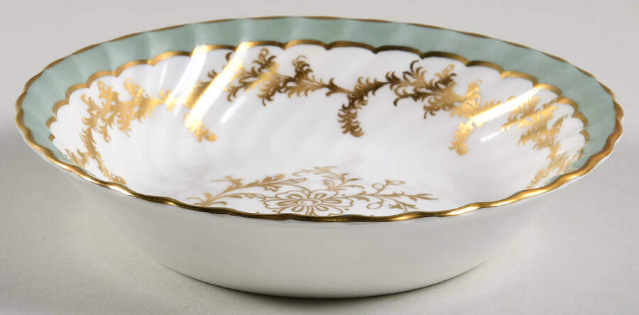 8155 Green Fruit/Dessert (Sauce) Bowl by John  Aynsley & Sons-1