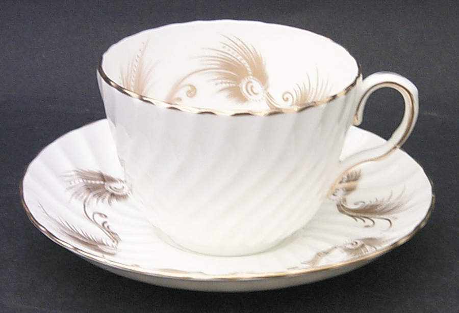 8339 Footed Cup & Saucer Set by John  Aynsley & Sons-1