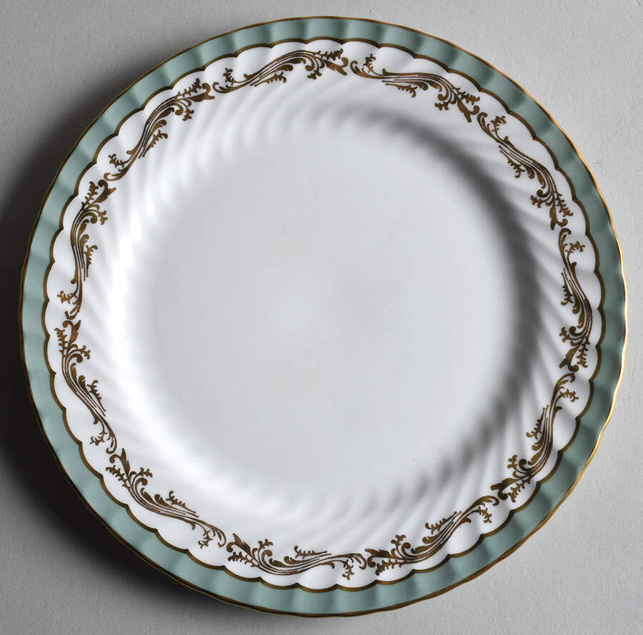 8476 (Aqua) Salad Plate by John  Aynsley & Sons-1