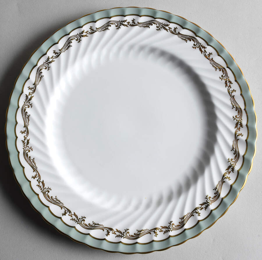 8476 (Aqua) Dinner Plate by John  Aynsley & Sons-1