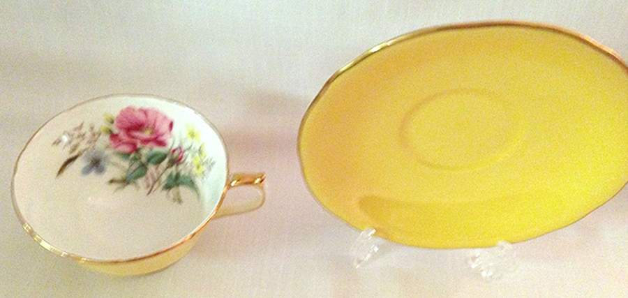 8478 Footed Cup & Saucer Set by John  Aynsley & Sons-1