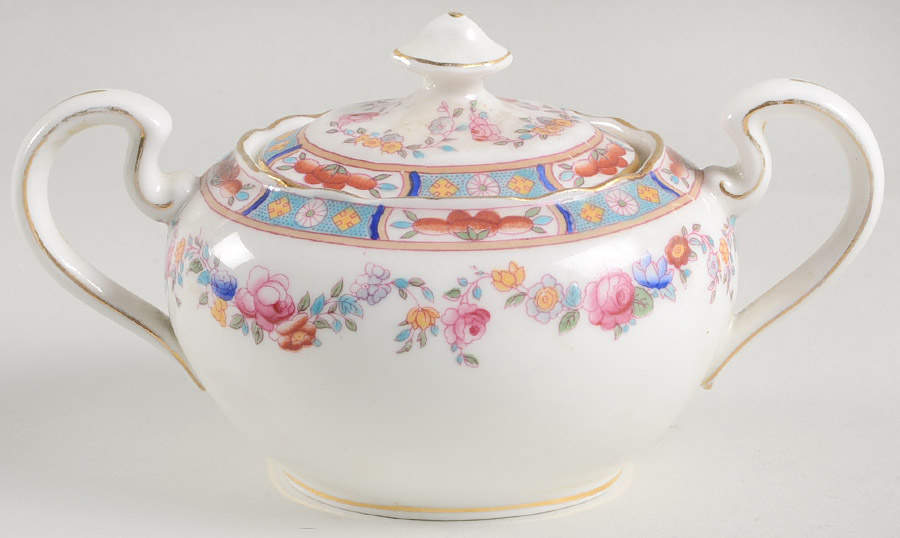 A793 Sugar Bowl & Lid by John  Aynsley & Sons-1
