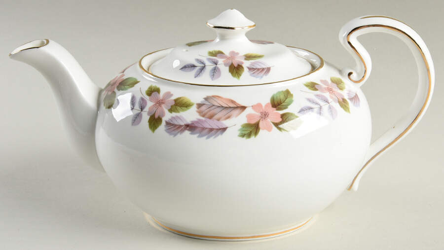 April Rose Teapot & Lid by John  Aynsley & Sons-1