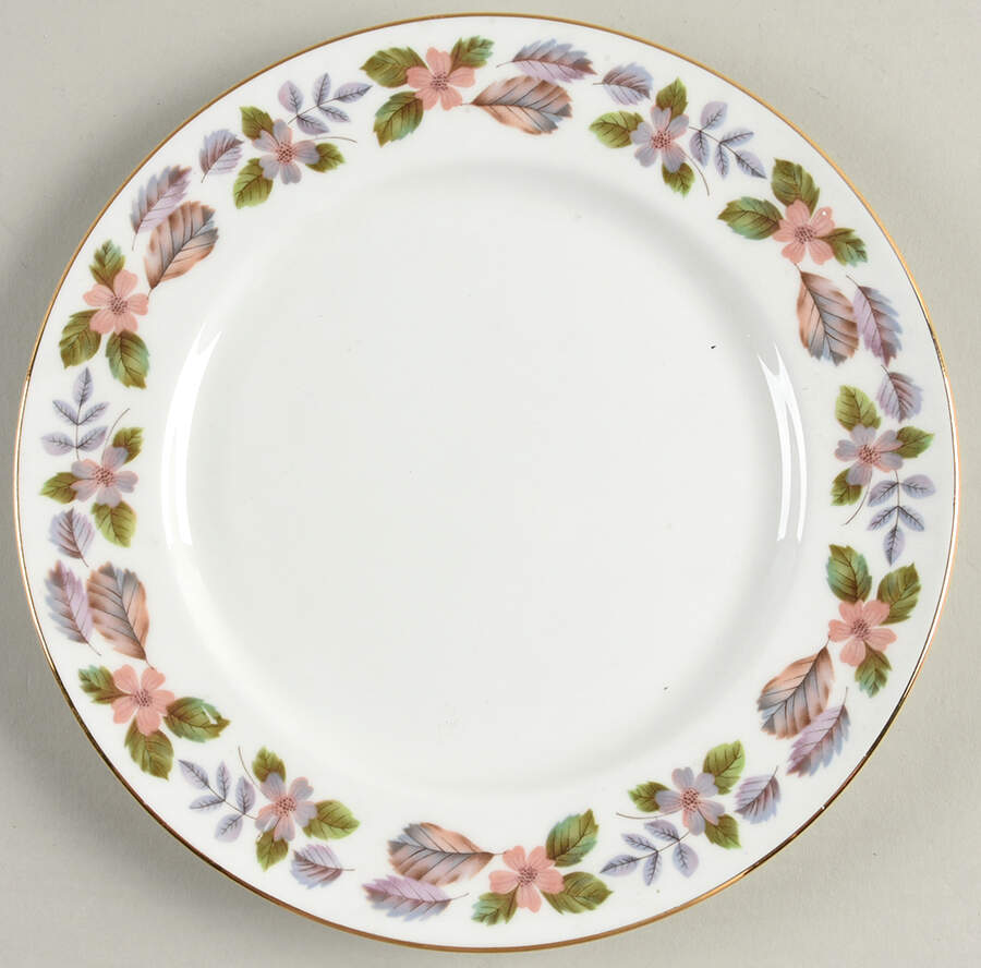 April Rose Salad Plate by John  Aynsley & Sons-1