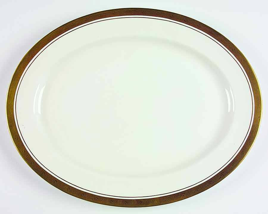 Argosy 15" Oval Serving Platter by John  Aynsley & Sons-1