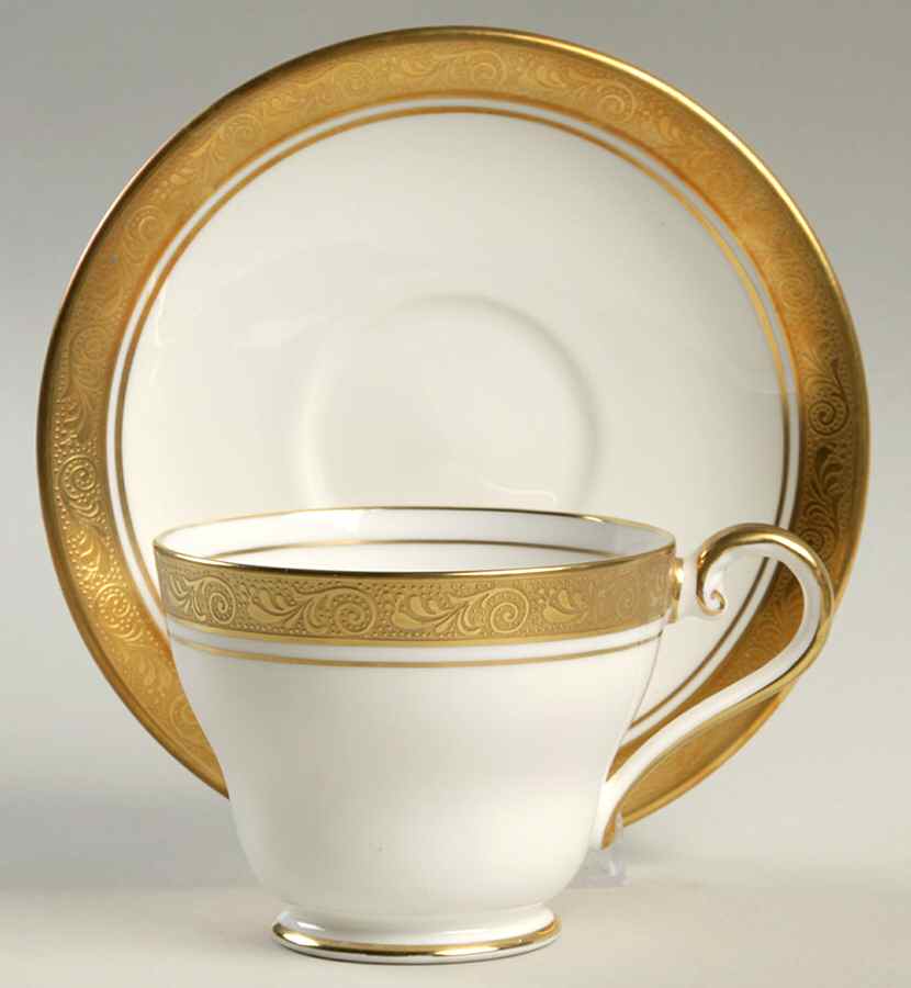 Argosy Footed Cup & Saucer Set by John  Aynsley & Sons-1