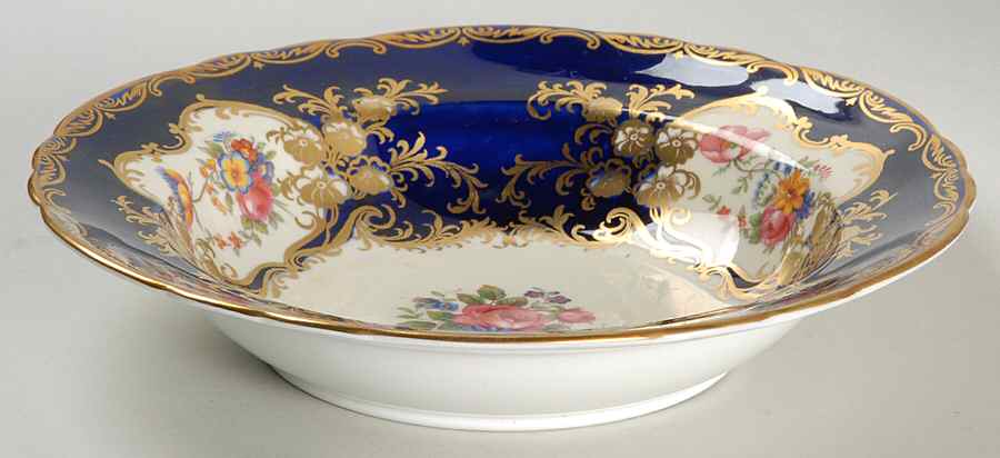 Aristocrat Cobalt Blue Rim Soup Bowl by John  Aynsley & Sons-1