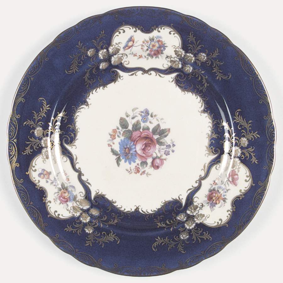 Aristocrat Cobalt Blue Dinner Plate by John  Aynsley & Sons-1