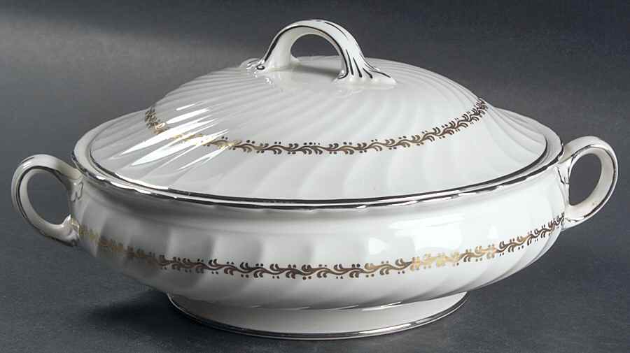 Aurora Round Covered Vegetable by John  Aynsley & Sons-1