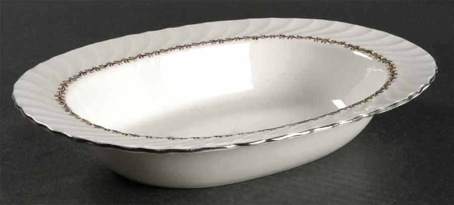 Aurora 10" Oval Vegetable Bowl by John  Aynsley & Sons-1
