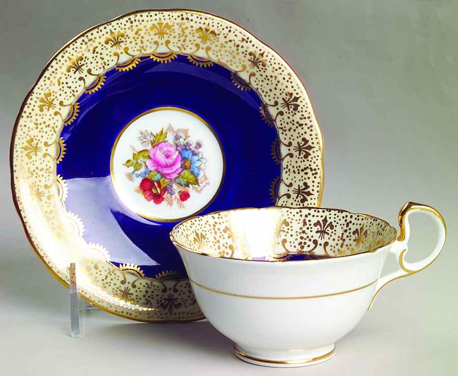 AYN26 Footed Cup & Saucer Set by John  Aynsley & Sons-1