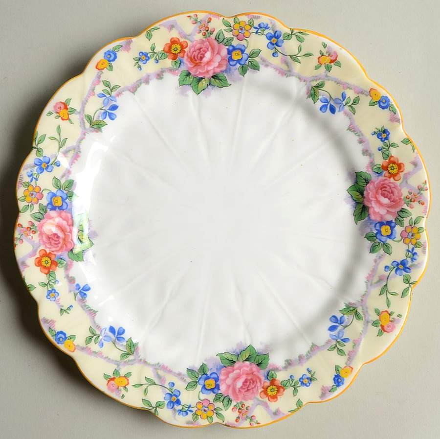B1183 Dessert/Pie Plate by John  Aynsley & Sons-1