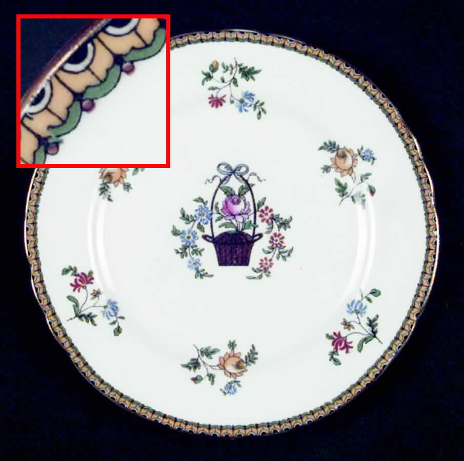 B204 Bread & Butter Plate by John  Aynsley & Sons-1