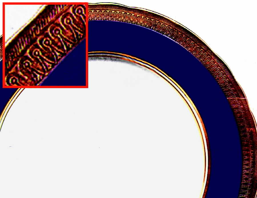 B725 Cobalt Blue Dinner Plate by John  Aynsley & Sons-1