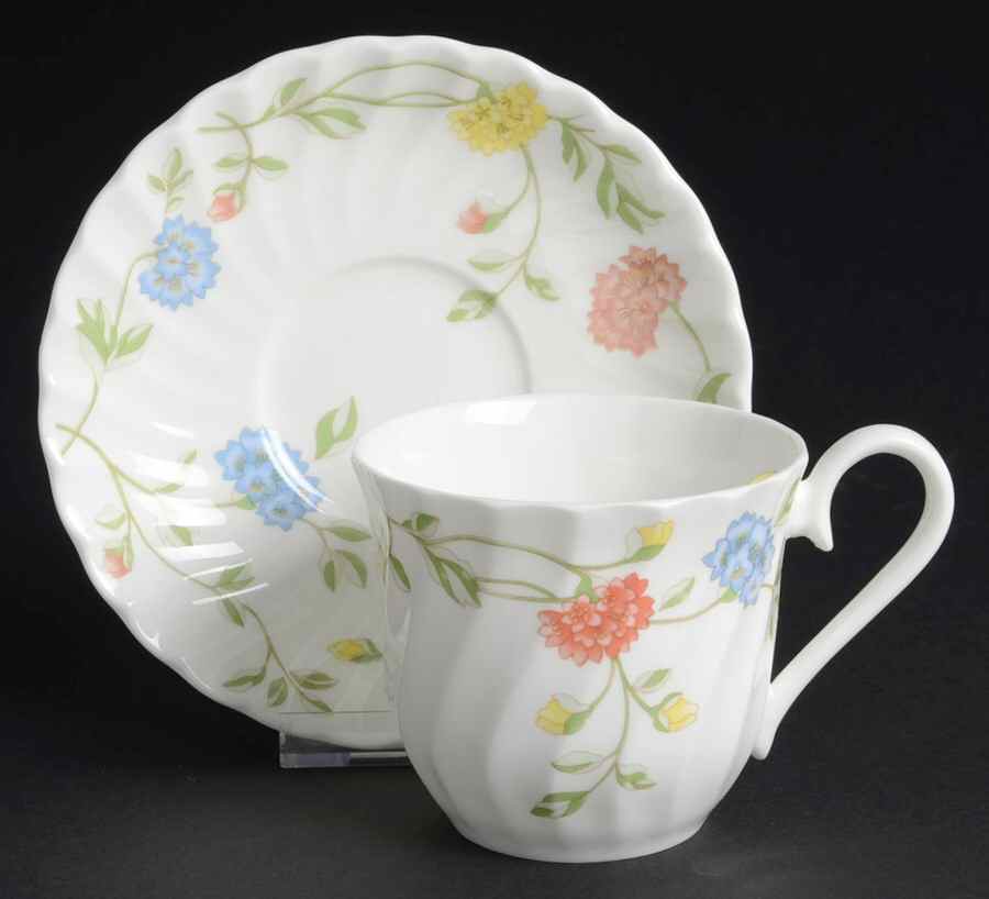 Bali Flat Cup & Saucer Set by John  Aynsley & Sons-1