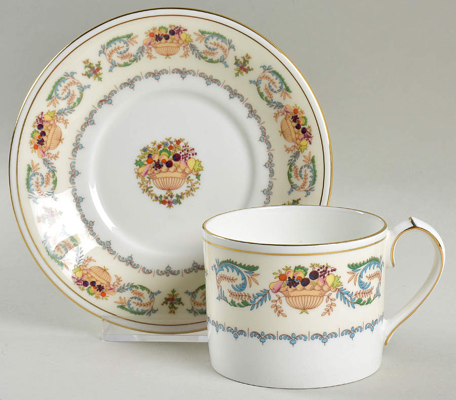 Banquet Flat Cup & Saucer Set by John  Aynsley & Sons-1