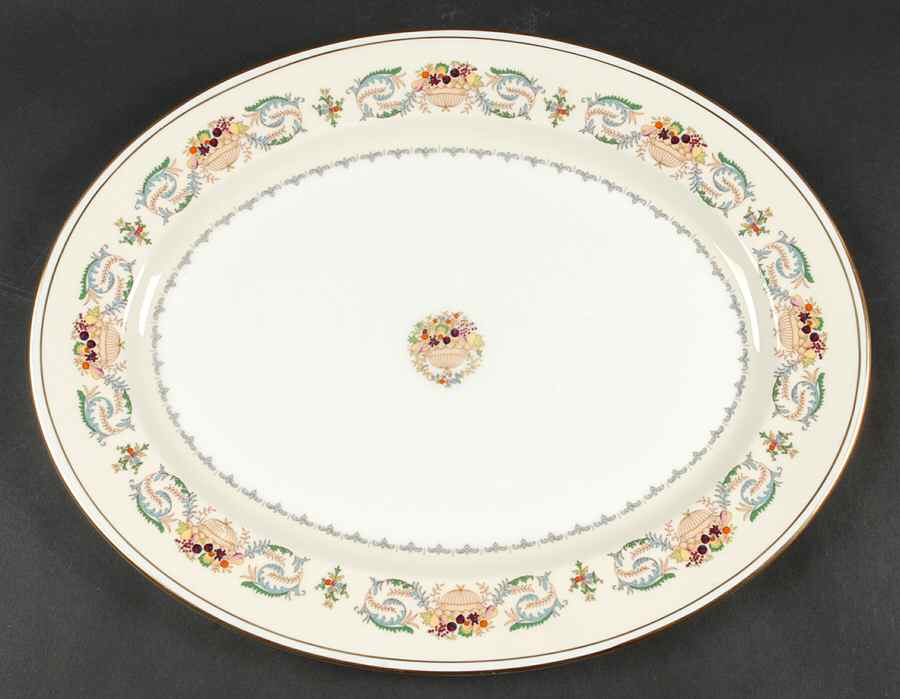 Banquet 16" Oval Serving Platter by John  Aynsley & Sons-1