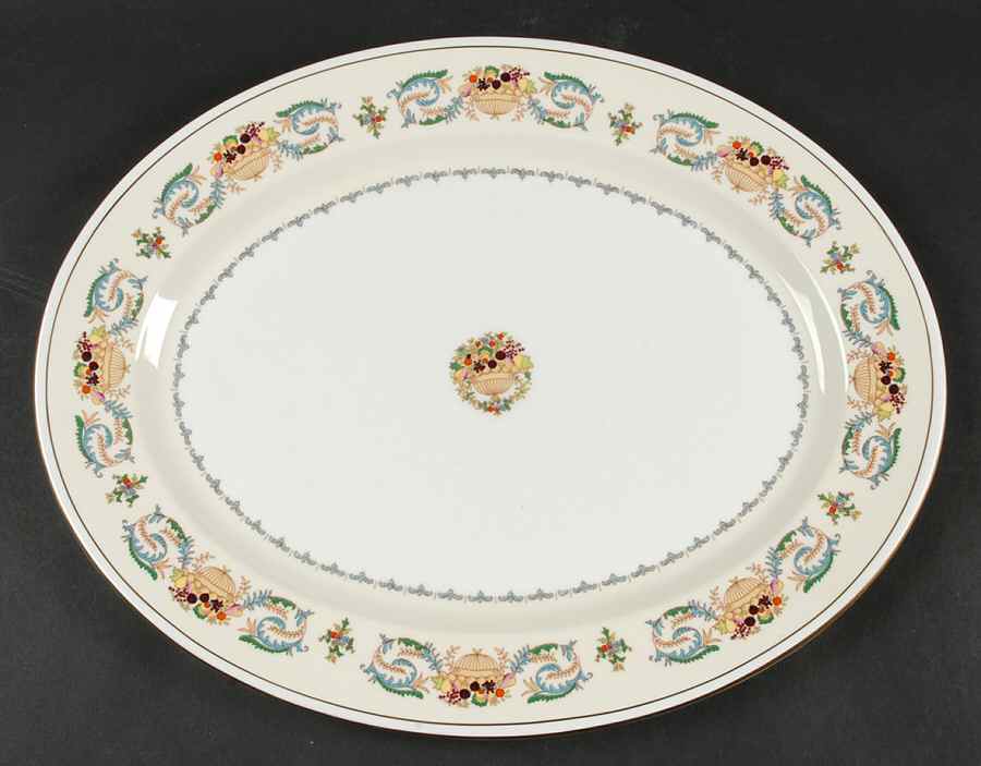 Banquet 15" Oval Serving Platter by John  Aynsley & Sons-1