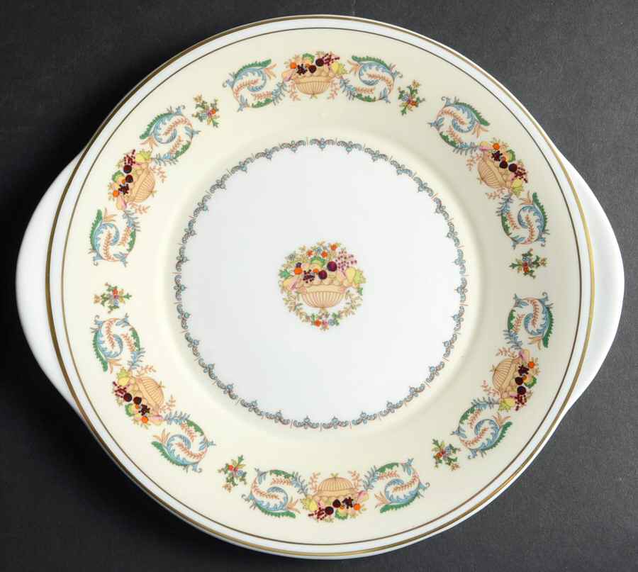 Banquet Handled Cake Plate by John  Aynsley & Sons-1
