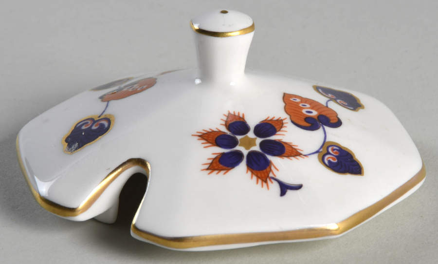 Bird of Paradise Lid for Jam/Jelly by John  Aynsley & Sons-1