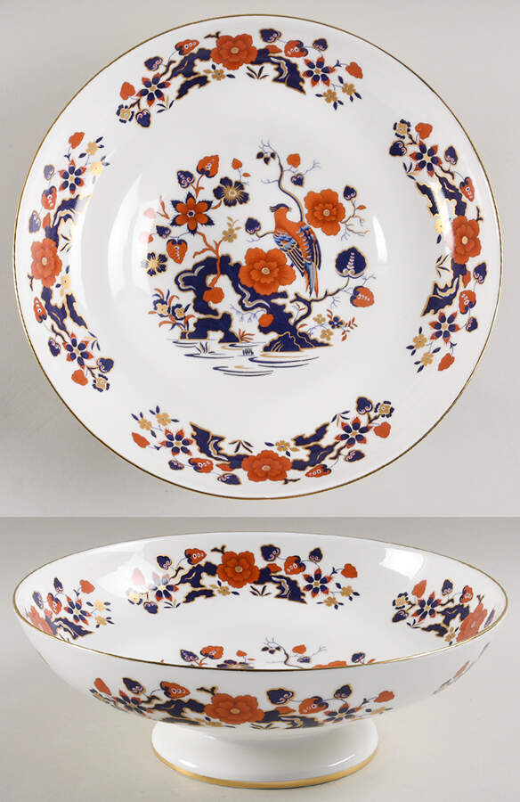 Bird of Paradise Large Footed Salad Serving Bowl by John  Aynsley & Sons-1
