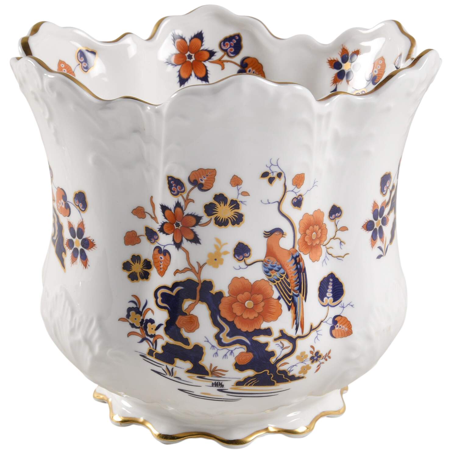 Bird of Paradise Large Cachepot by John  Aynsley & Sons-1