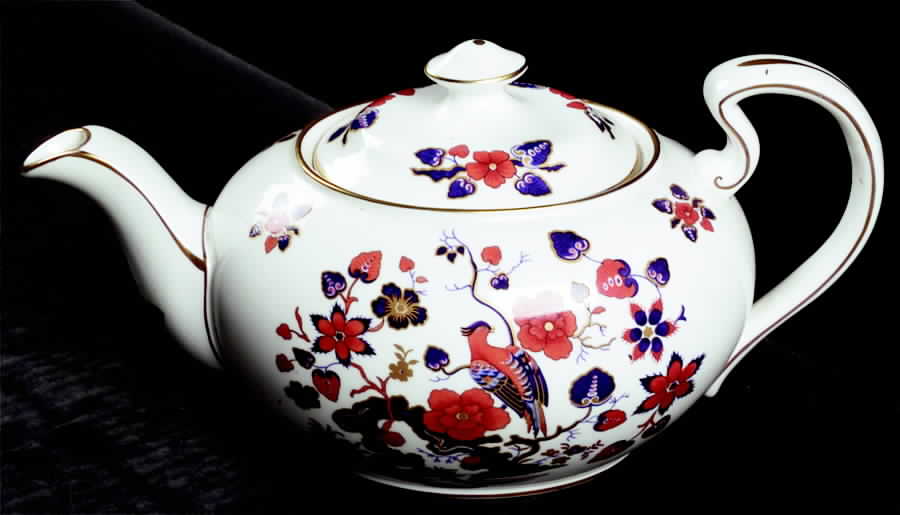 Bird of Paradise Teapot & Lid by John  Aynsley & Sons-1