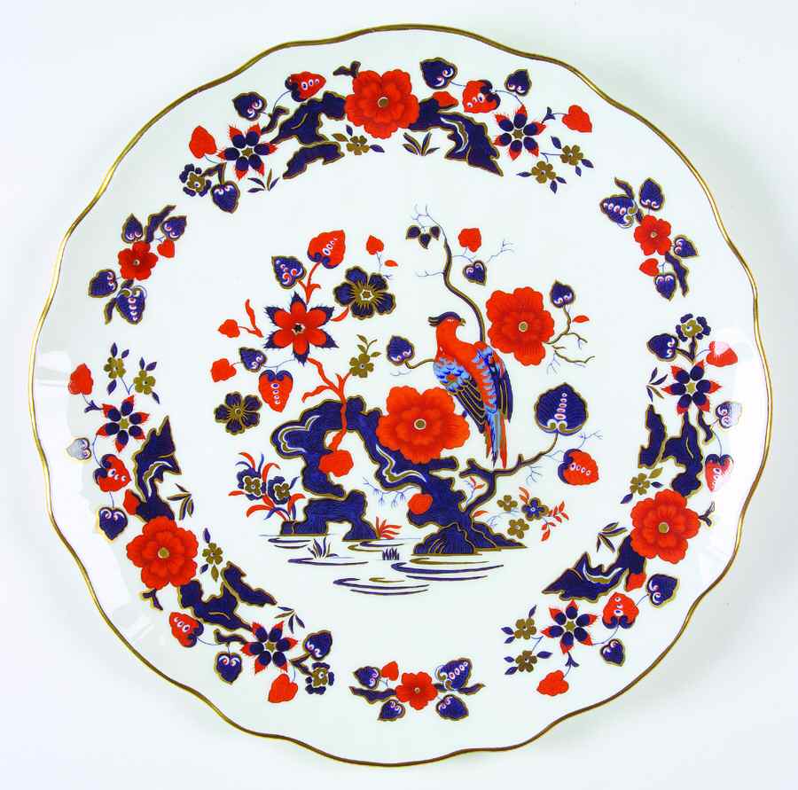 Bird of Paradise Cake Plate by John  Aynsley & Sons-1