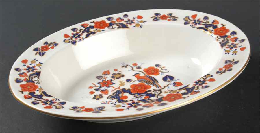 Bird of Paradise 10" Oval Vegetable Bowl by John  Aynsley & Sons-1