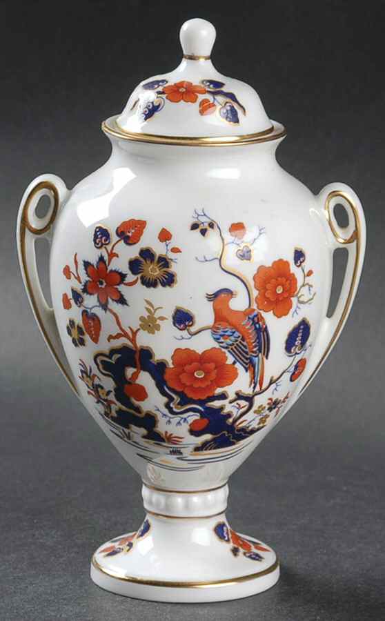 Bird of Paradise Small Covered Vase by John  Aynsley & Sons-1