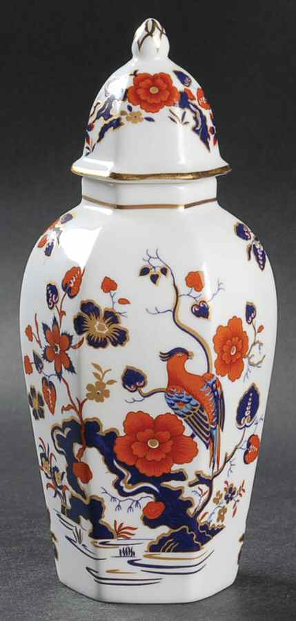 Bird of Paradise Small Hexagonal Ginger Jar & Lid by John  Aynsley & Sons-1