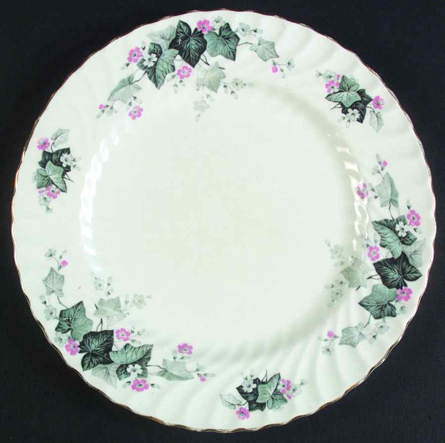Blue Leaf Dinner Plate by John  Aynsley & Sons-1