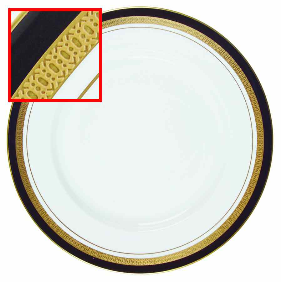 Black Royale Dinner Plate by John  Aynsley & Sons-1