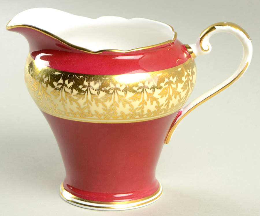C163 (Red) Creamer by John  Aynsley & Sons-1
