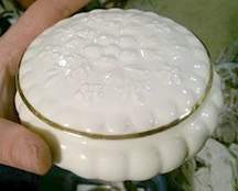 Camellia Round Box & Lid by John  Aynsley & Sons-1