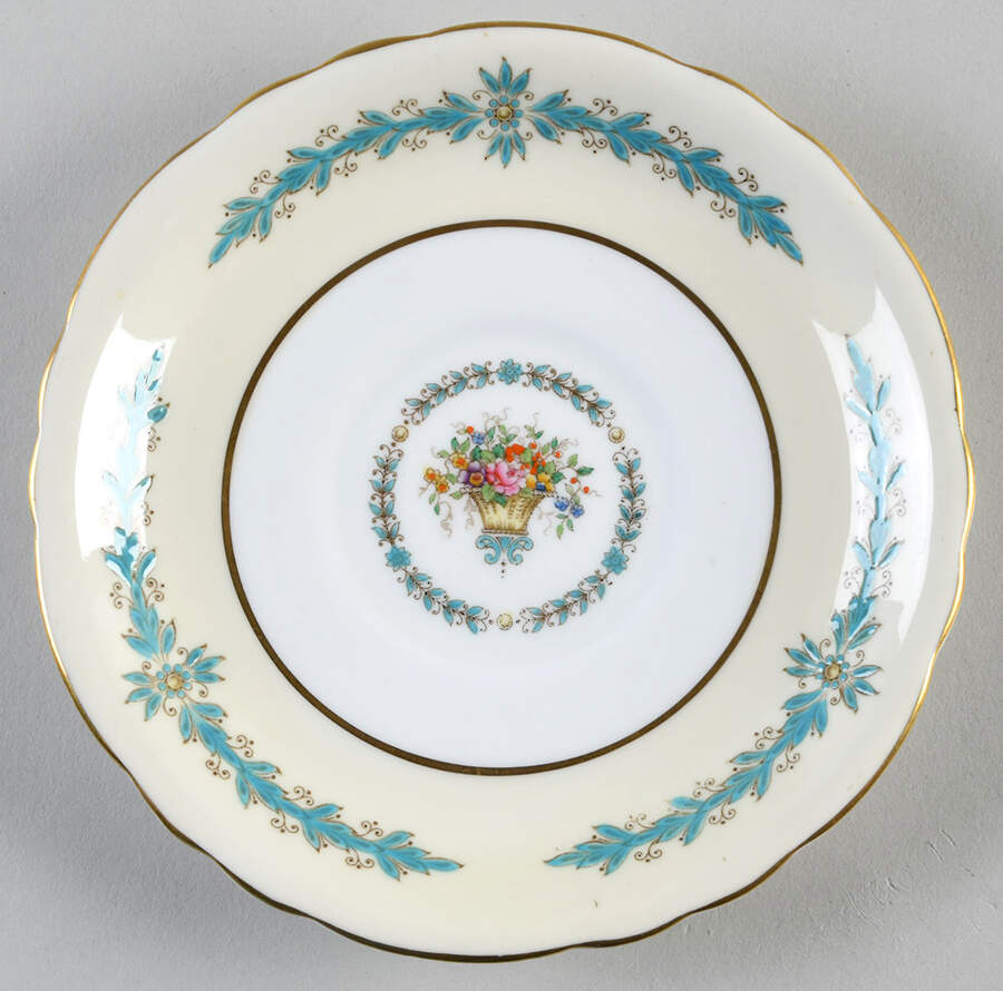 Cambridge (Scalloped) Saucer for Cream Soup Bowl by John  Aynsley & Sons-1
