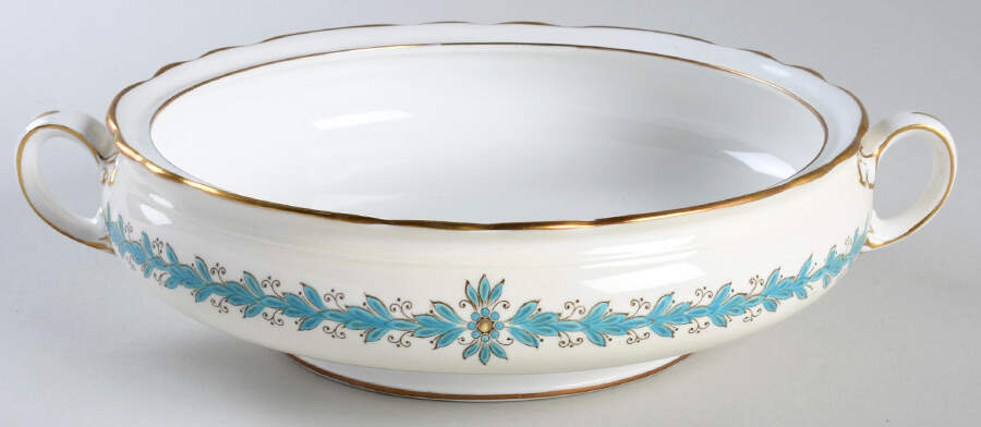 Cambridge (Scalloped) Round Vegetable No Lid by John  Aynsley & Sons-1
