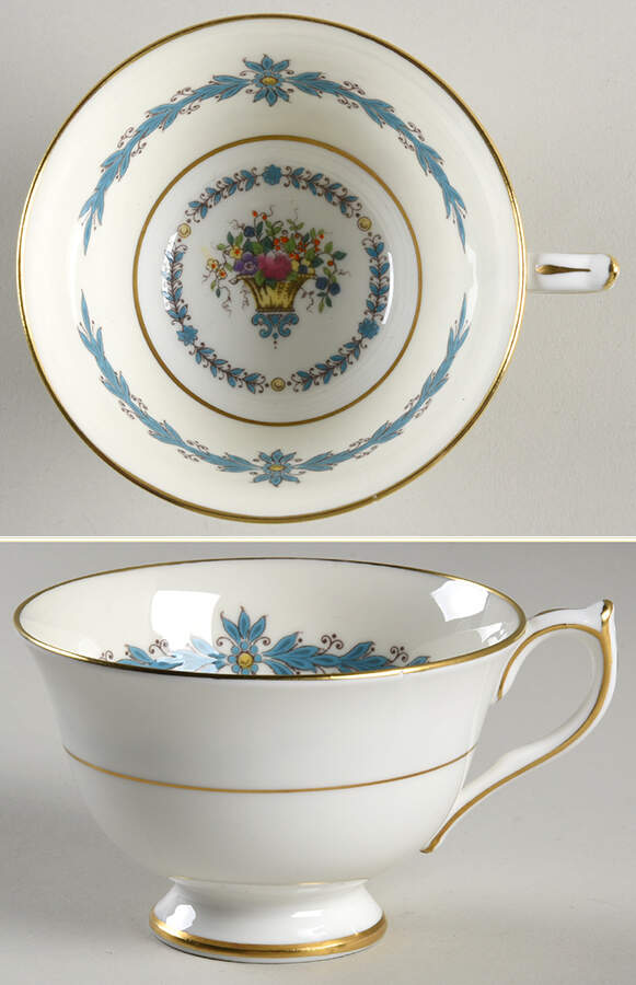 Cambridge (Scalloped) Footed Cup by John  Aynsley & Sons-1