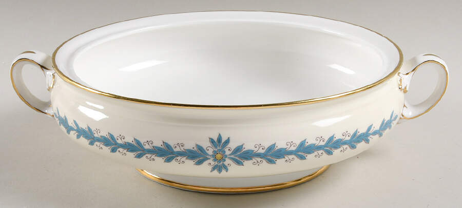 Cambridge (Smooth) Round Vegetable No Lid by John  Aynsley & Sons-1