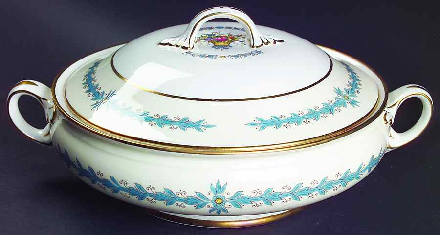 Cambridge (Smooth) Round Covered Vegetable by John  Aynsley & Sons-1
