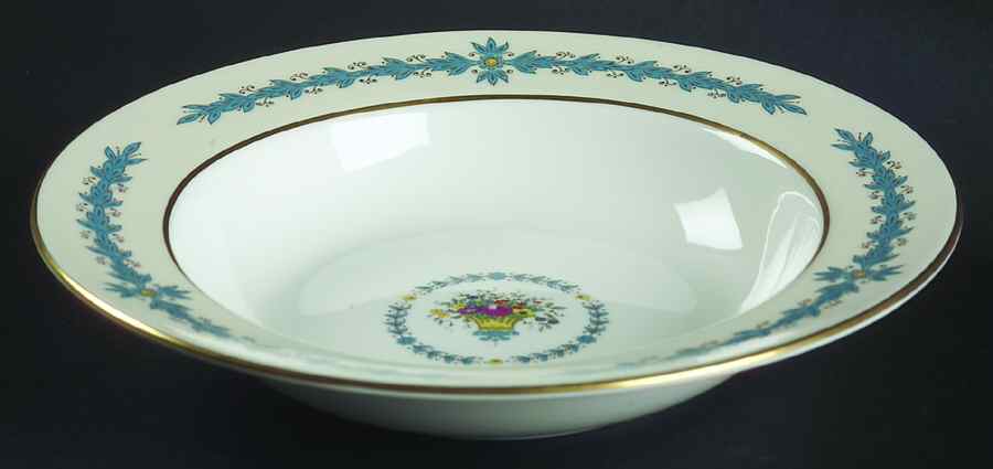 Cambridge (Smooth) Rim Soup Bowl by John  Aynsley & Sons-1
