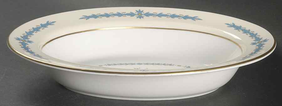 Cambridge (Smooth) 10" Oval Vegetable Bowl by John  Aynsley & Sons-1