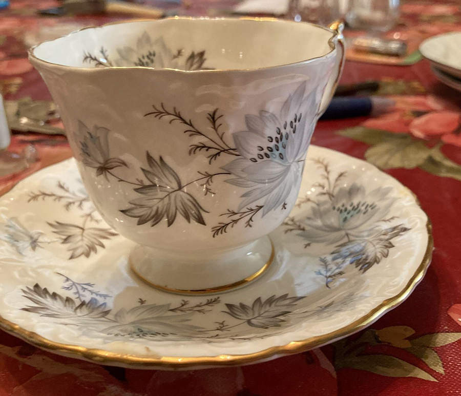Caroline Footed Cup & Saucer Set by John  Aynsley & Sons-1