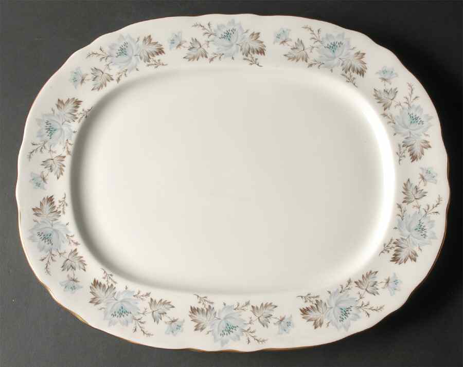 Caroline 15" Oval Serving Platter by John  Aynsley & Sons-1