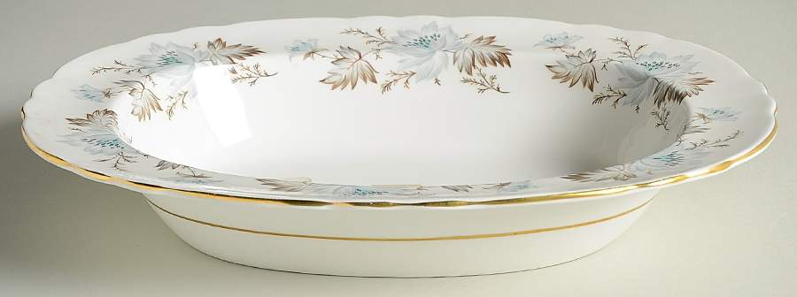 Caroline 10" Oval Vegetable Bowl by John  Aynsley & Sons-1