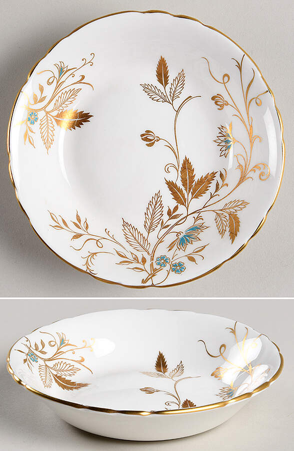 Celeste Fruit/Dessert (Sauce) Bowl by John  Aynsley & Sons-1